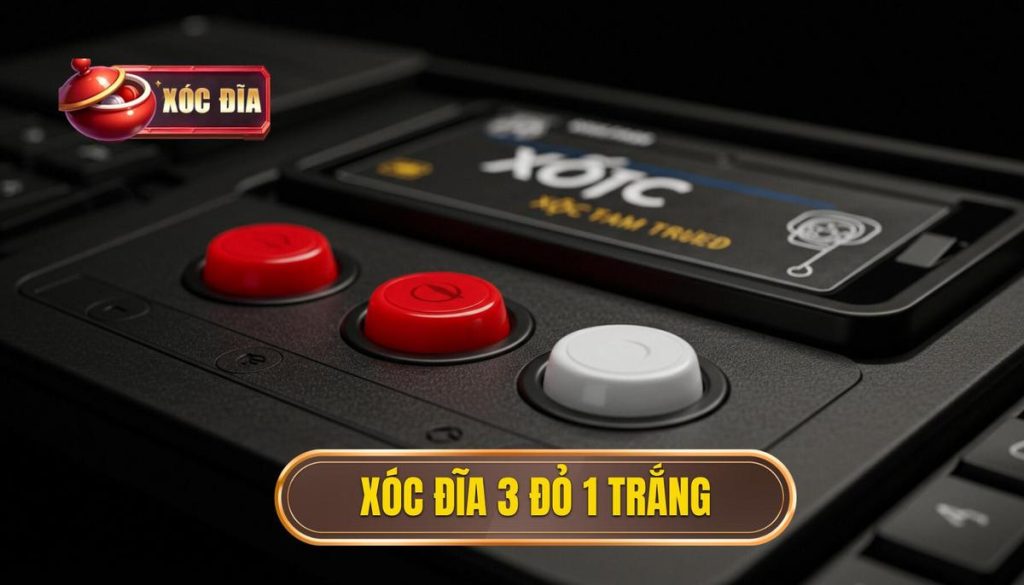Xóc đĩa 3 đỏ 1 Trắng