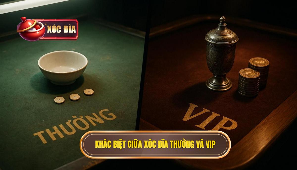 Sự Khác Biệt Giữa Xóc Đĩa Thường Và Xóc Đĩa Vip